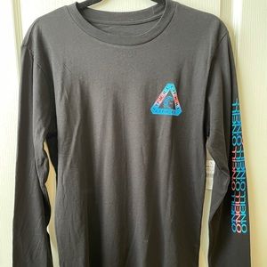 NWT men’s O’Neill modern long sleeve graphic tee in black size small